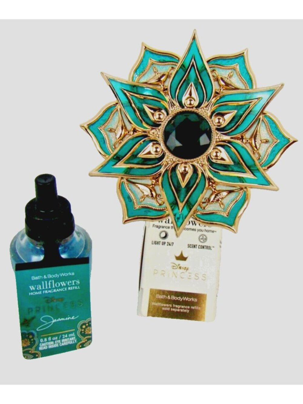 Bath and Body Works Disney Jasmine Princess Wallflower Plug In and Refill Light